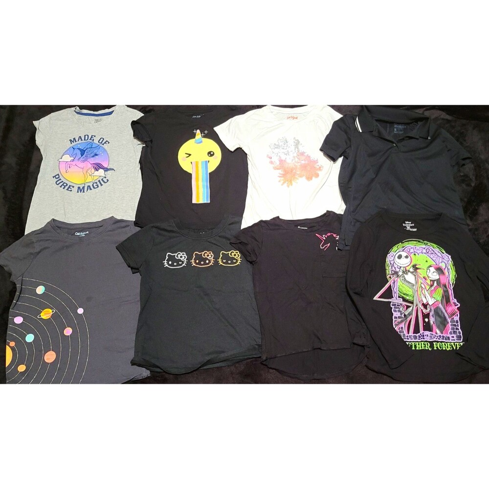 Youth Girls Size Small (6/6X) Mostly Short Sleeve Shirts Spring Summer